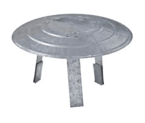 Chapéu Fixo de Fogão Galvanizado