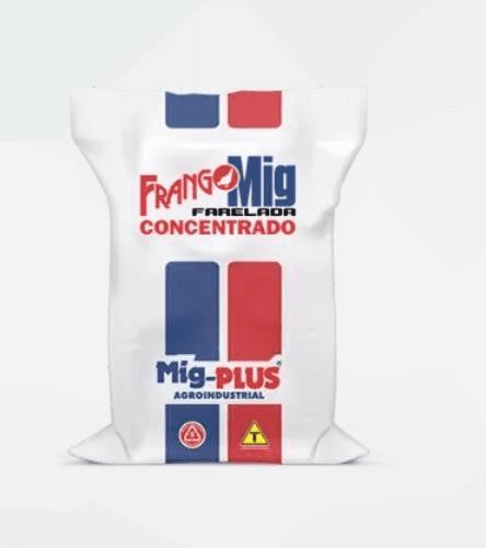 Ração Concentrada para Frangos Engorda Inicial-Final Frangomig 20kg
