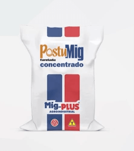 Ração Concentrada Farelada para Aves de Postura Postumig 20kg