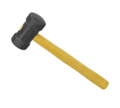 Martelo de Borracha Preto 60mm