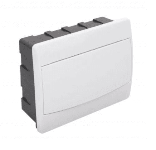 Quadro de Distribuição de Embutir 9 DIN / 6 NEMA Branco Bet