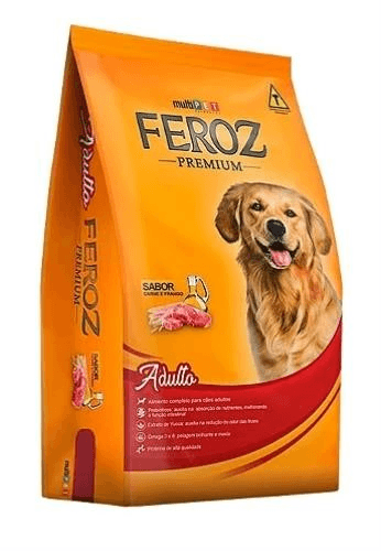 Ração Feroz Adulto 20kg Premium Vermelho