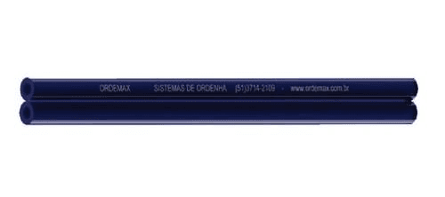 Mangueira Dupla do Vácuo 8,00x3,50mm Azul - Rolo 12,5m