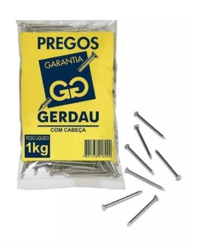 Prego com Cabeça Detack 15x18 1kg