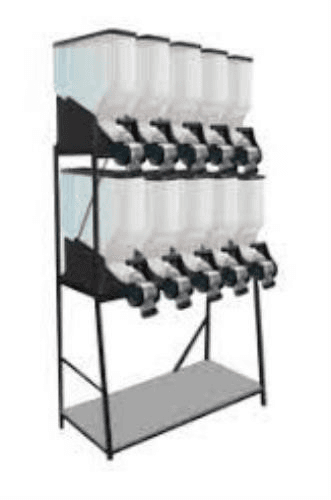 Estrutura para Dispenser Mecânico PET 45L Preta