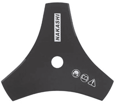 Lâmina Faca para Roçadeira 3 Pontas 255x25.4x1.8mm